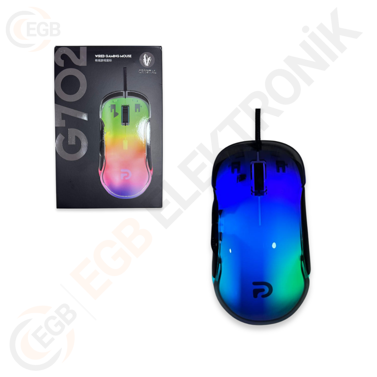 Bilişim Burada G702 Kablolu Led Işıklı Gaming Oyuncu Mouse 